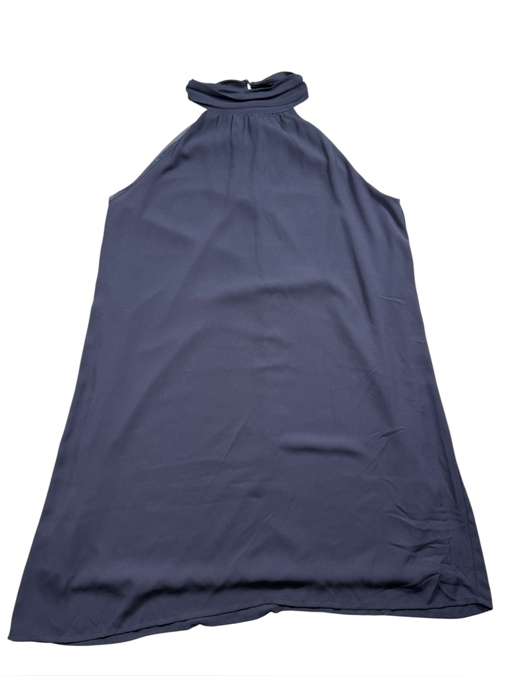 New Lush Small Navy Halter Neck Swing Dress Wedding Guest Graduation Cocktail - Picture 2 of 11
